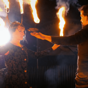 Spectacle Feu & Tissu Aérien