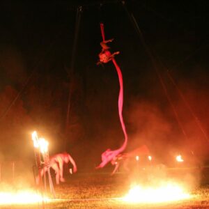 Spectacle Tissu Aérien  – Spécial Halloween