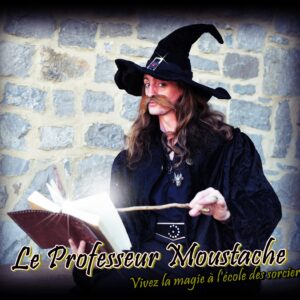 Professeur moustache à l&rsquo;école des sorciers – Spécial halloween
