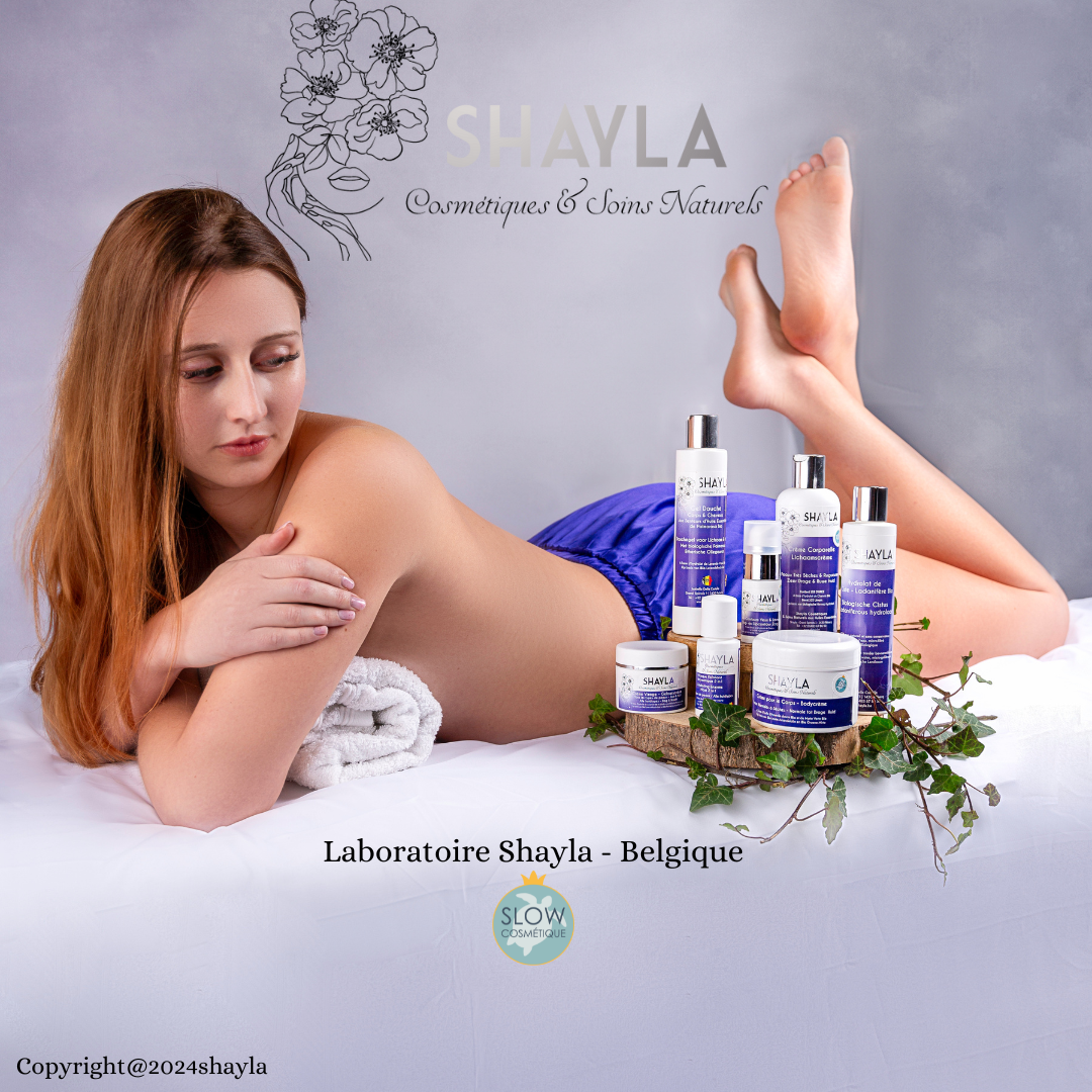 Gamme de cosmétiques et soins naturels SHAYLA, créée et développée par Isabella Delle Castelle